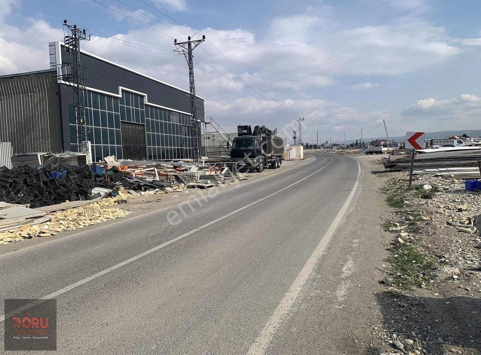 Dulkadiroğlu Sümer Satılık Sanayi İmarlı Doru'dan Sümer Mh. Yola Sıfır Bacasız Sanayi Arsası