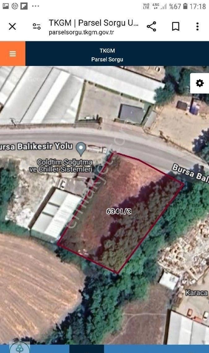 Bursa Kayapa/zafer'de Kiralık Tarla