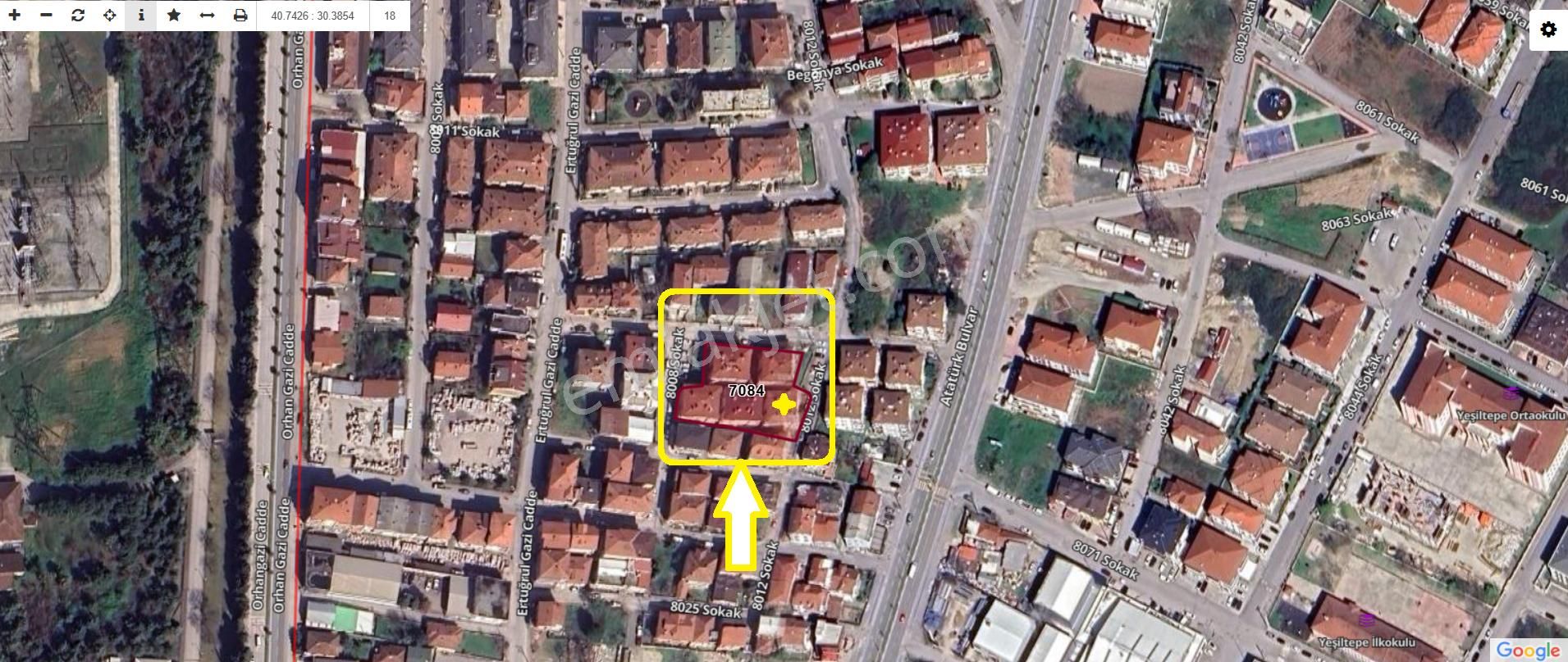 Erenler Yeşiltepe Kiralık Daire Sakarya Erenler Yeşiltepe Mah.de Kiralık 2+1 Daire