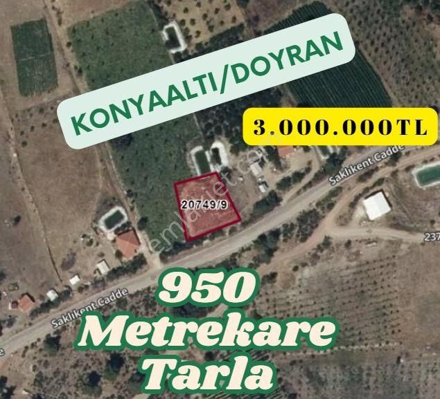 Konyaaltı Doyran Satılık Tarla Konyaaltı Doyran Mahallesi'de Satılık Tarla Çınar Emlak