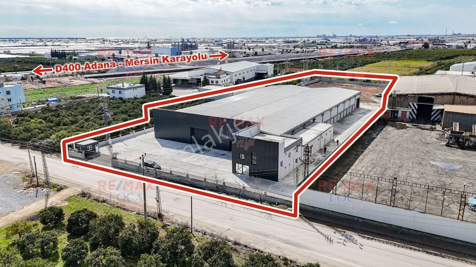 Akdeniz Sarıibrahimli Satılık Depo Remax Loca'dan 3.500 M2 Kapalı Alanlı Satılık Depo Fabrika