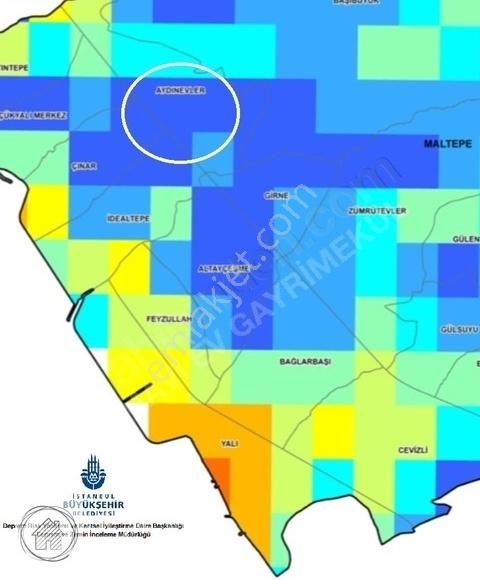 Maltepe Aydınevler Kiralık Daire Mavi Ev | Metro Ve Hilltown Avm Yürüme Mesafesinde 2+1 Ön Cephe