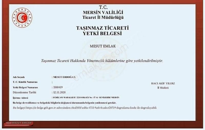 Toroslar Zeki Ayan Kiralık Daire Mesut Emlak'tan Zeki Ayan Mah.de 3+1 Kiralık Daire