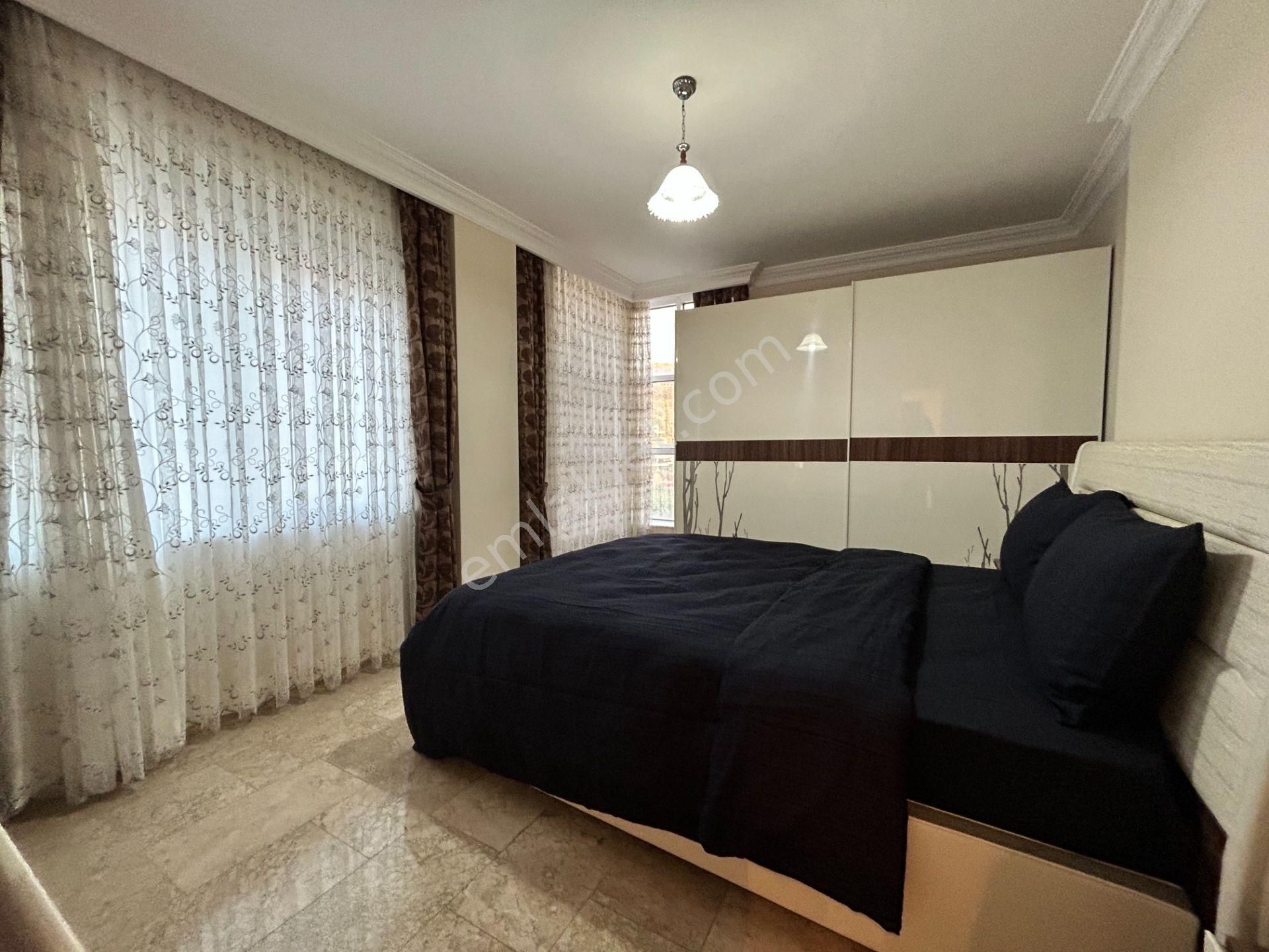 Alanya Cikcilli'de Kiralık 2+1 Site İçi Mobilyalı Manzaralı Daire - Görsel 13