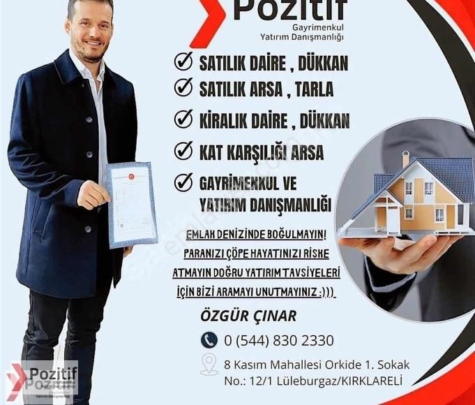 Lüleburgaz İstiklal Satılık Villa Pozitif Gayrimenkul'den Lüleburgaz Alınteri Satılık Lüx Villa