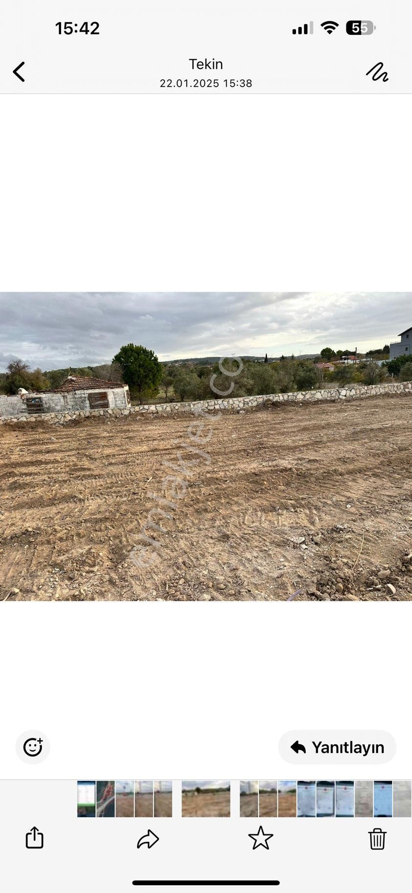 Urla Çeşme Yolu Üzeri 283 M2 Yola 38 Metre Cephe - Görsel 3