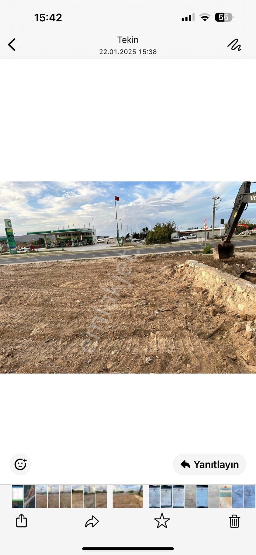 Urla Çeşme Yolu Üzeri 283 M2 Yola 38 Metre Cephe