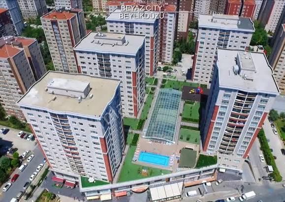 Beylikdüzü Barış Satılık Daire █ Beylikdüzü Beyaz City'de Lüks,ara Kat,boş,peyzaj Cephe 4+1 █