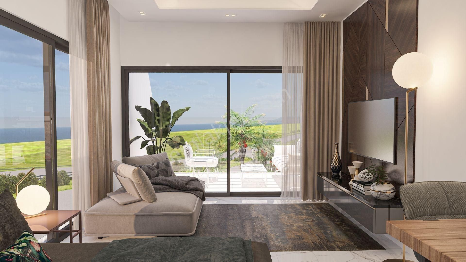 Kıbrıs Girne'de Aquamarıne Nuance 2+1 Satılık Loft Daire