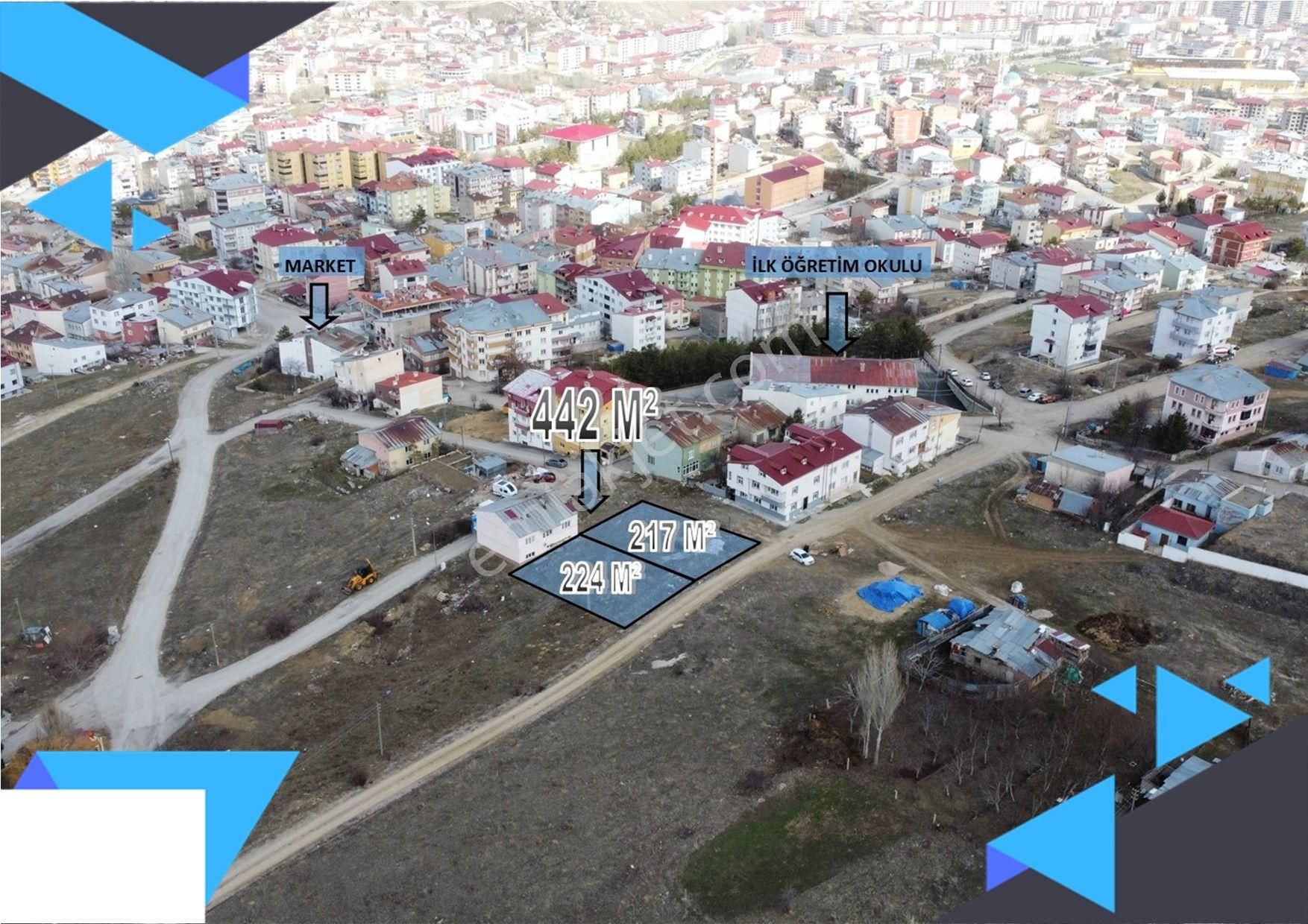 Bayburt Merkez Esentepe Satılık Konut İmarlı Şehir Manzaralı, 442 M², Köşe Parsel Satılık İki Ayrı Arsa