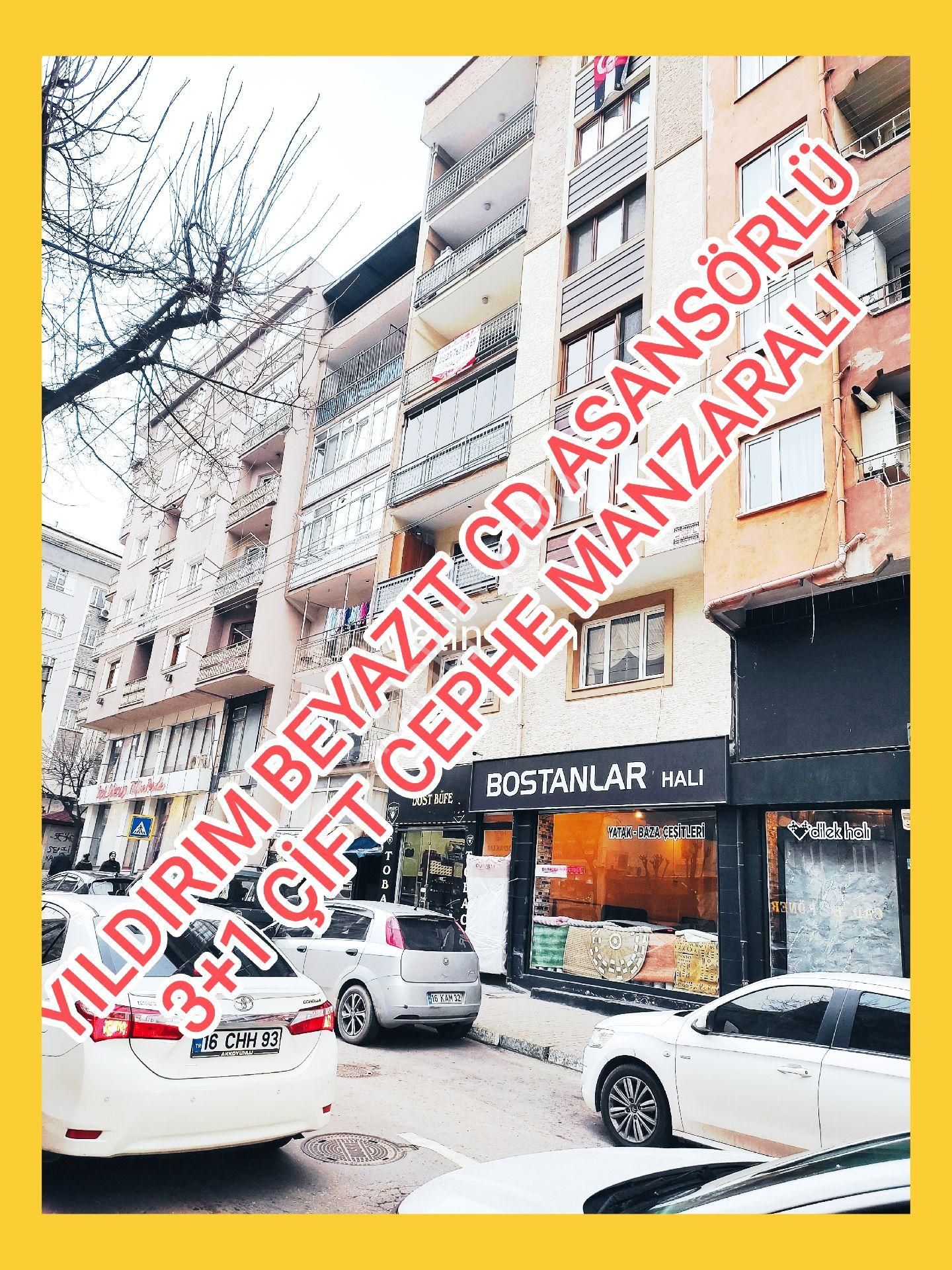 Yıldırım Hacıseyfettin Kiralık Daire Cemal Emlak Bursa Yıldırım Beyazıt Cd. 3+1 Kiralık Daireler