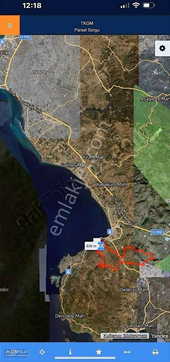 Dikili Uzunburun Satılık Konut İmarlı Dikili Bademli Yolu Siteler Üstünde 320 M2 Fırsat Arsa