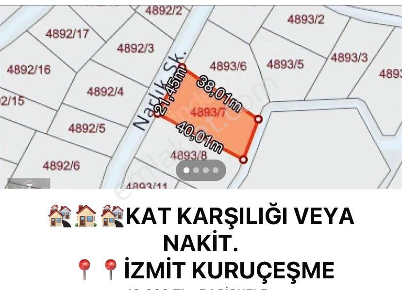 İzmit Hatipköy Satılık Konut İmarlı Kuruçeşme Hatipköy Satılık Veya Kat Karşılığı