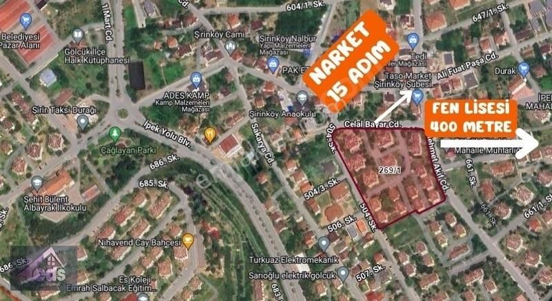 Gölcük Şirinköy Kiralık Daire Muhteşem Konumda 2 Katlılarda 13. Adada Kiralık 2+1