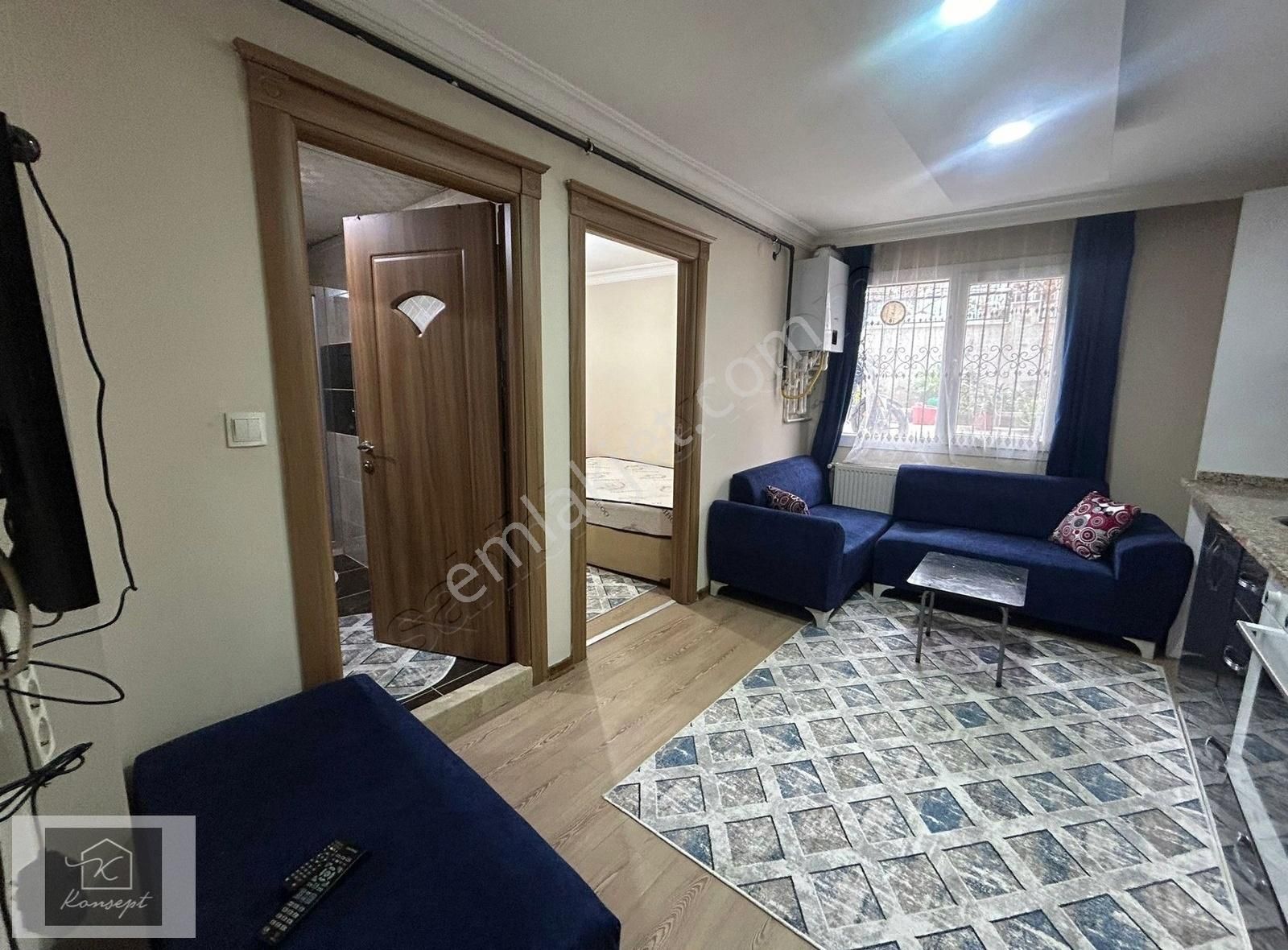 Buca Atatürk Kiralık Daire Konsept'den Merkezi Konumlu-eşyalı-doğalgazlı Kiralık 1+1 Daire