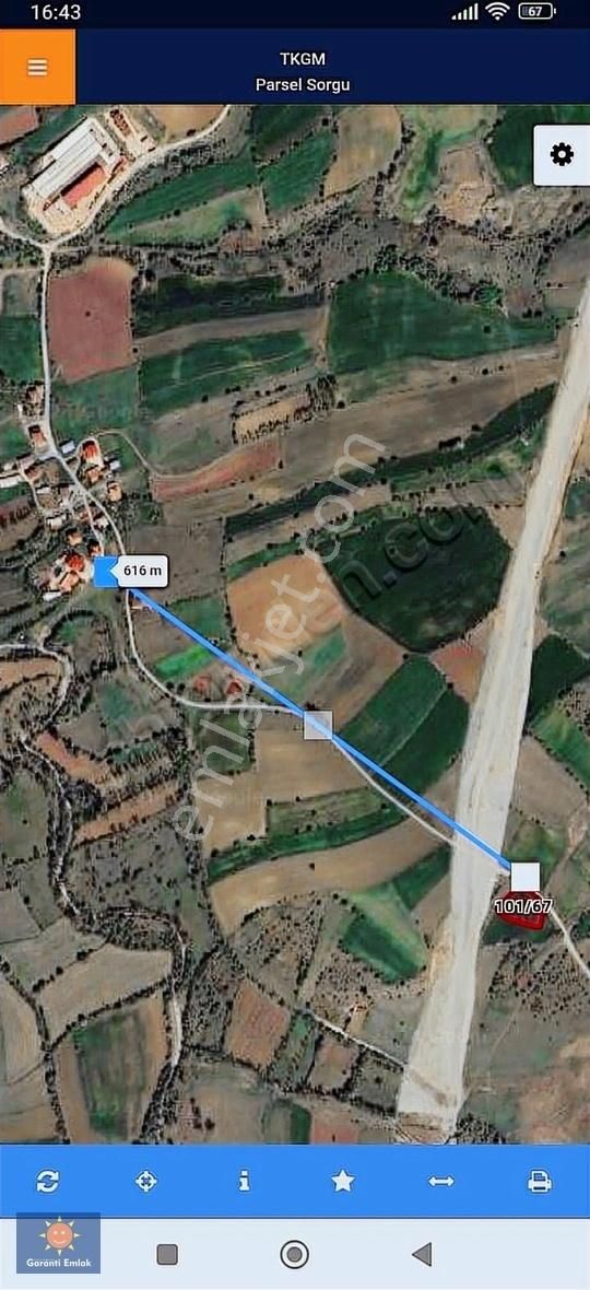 Garanti Emlak'tan Kayı'da, Ankara Otoyolu Kenarı Çiftlik Arazisi - Görsel 23