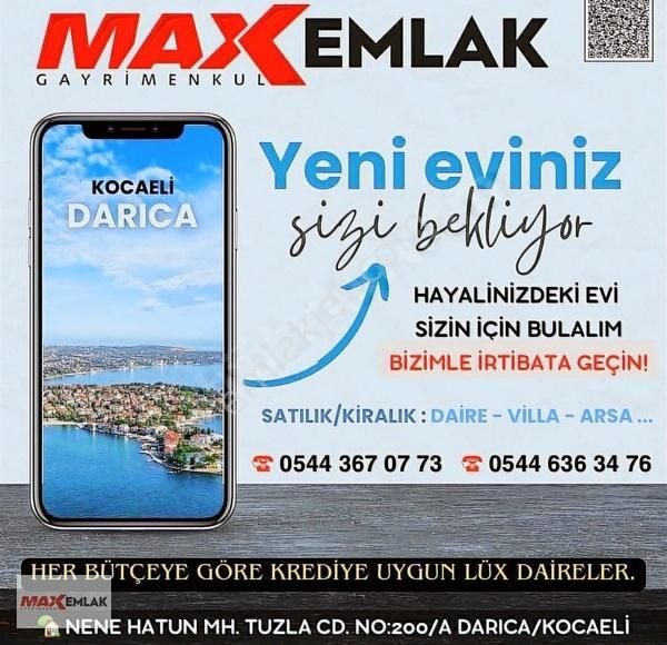 Darıca Bağlarbaşı Satılık Daire Bağlarbaşı Mahallesinde Krediye Uygun Sıfır Lüx Arakat Ön Cephe