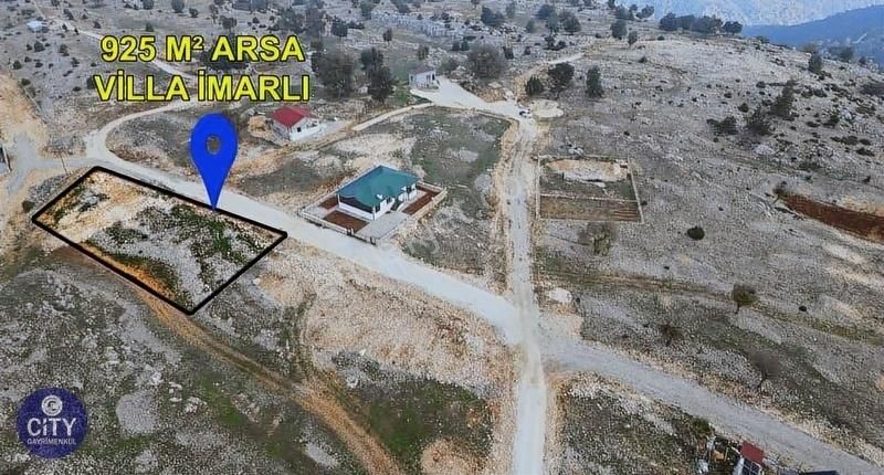 Erdemli Koramşalı Satılık Villa İmarlı City Gayrimenkul'den 925 M2 Satılık Villa İmarlı Arsa