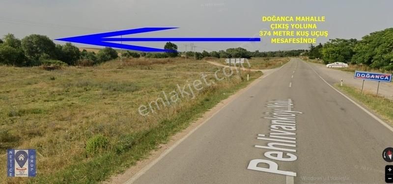 Pehlivanköy Doğanca Köyü Satılık Tarla Kırklareli Pehlivanköy Doğanca Da Kapaklı Mevkii 8700 M2 Tarla