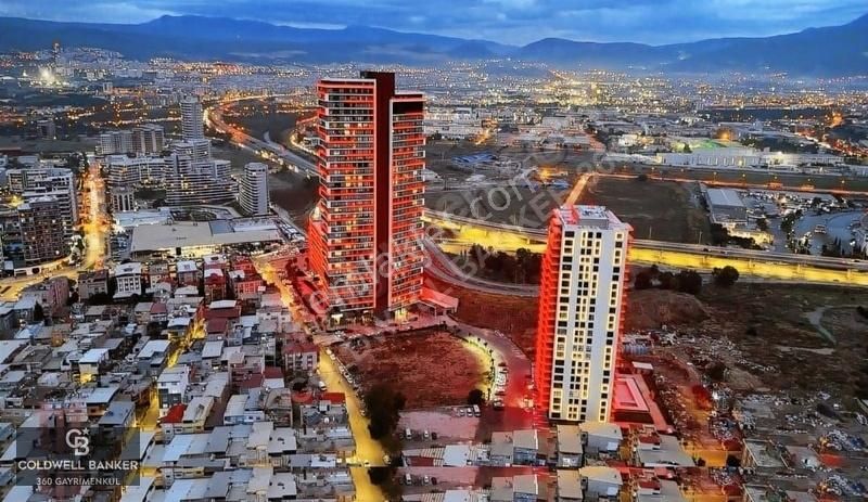 Bornova Yeşilova Satılık Residence İzmir Bornova İkon Tower'da Eşyalı Satılık Daire