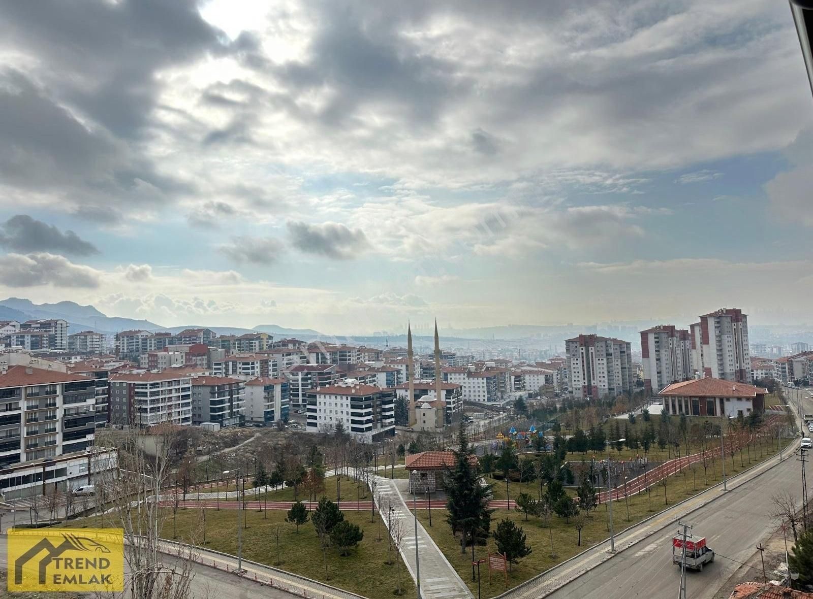 Altındağ Feridun Çelik Satılık Daire Trend'den Park Manzaralı Cadde Üstü 6.kat Ön Cephe 2+1 Sıfırdair