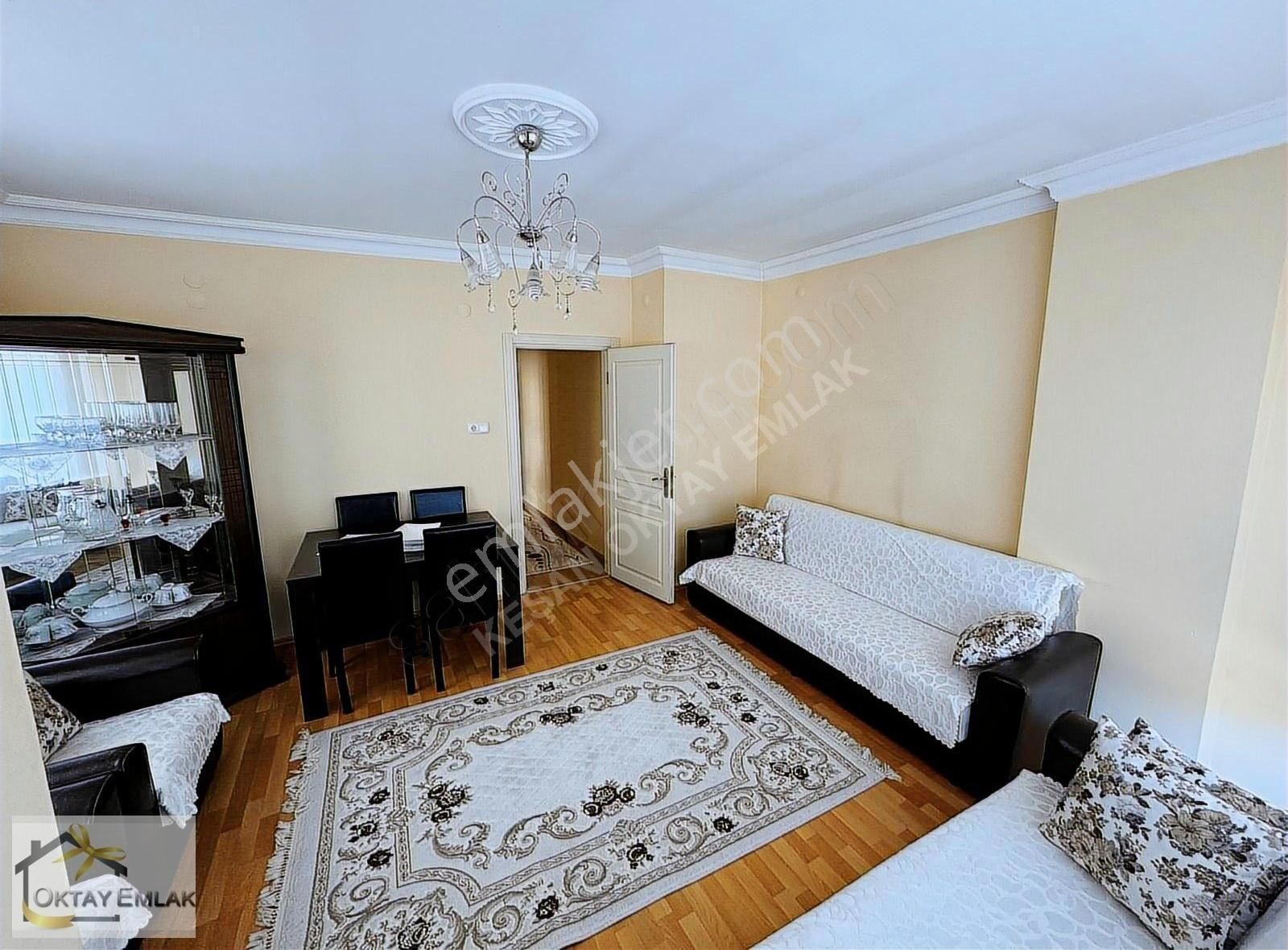 Keşan İspat Cami Kiralık Daire Oktay Emlak'tan Sanayi Üstünde Önü Açık Ferah 3+1 Eşyalı Daire