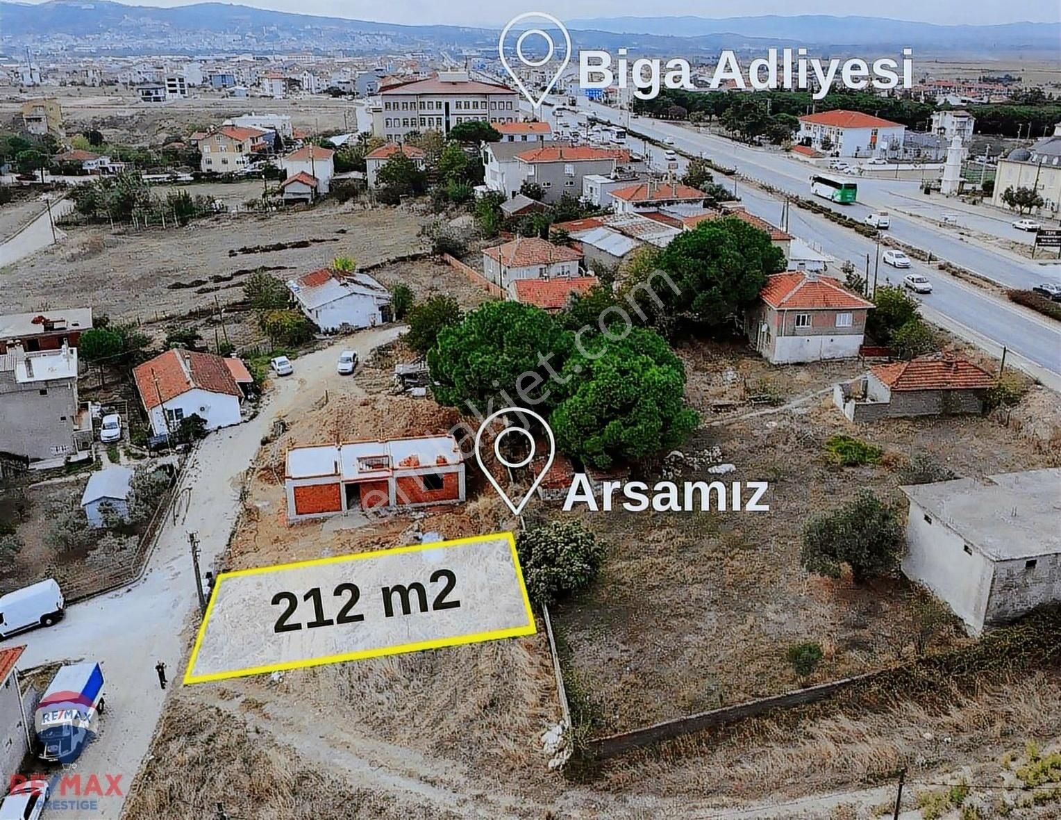 Biga İdriskoru Köyü (Küçükköy) Satılık Konut İmarlı Bigada Adliye Yanında Satılık Fırsat Arsa(son Hafta)