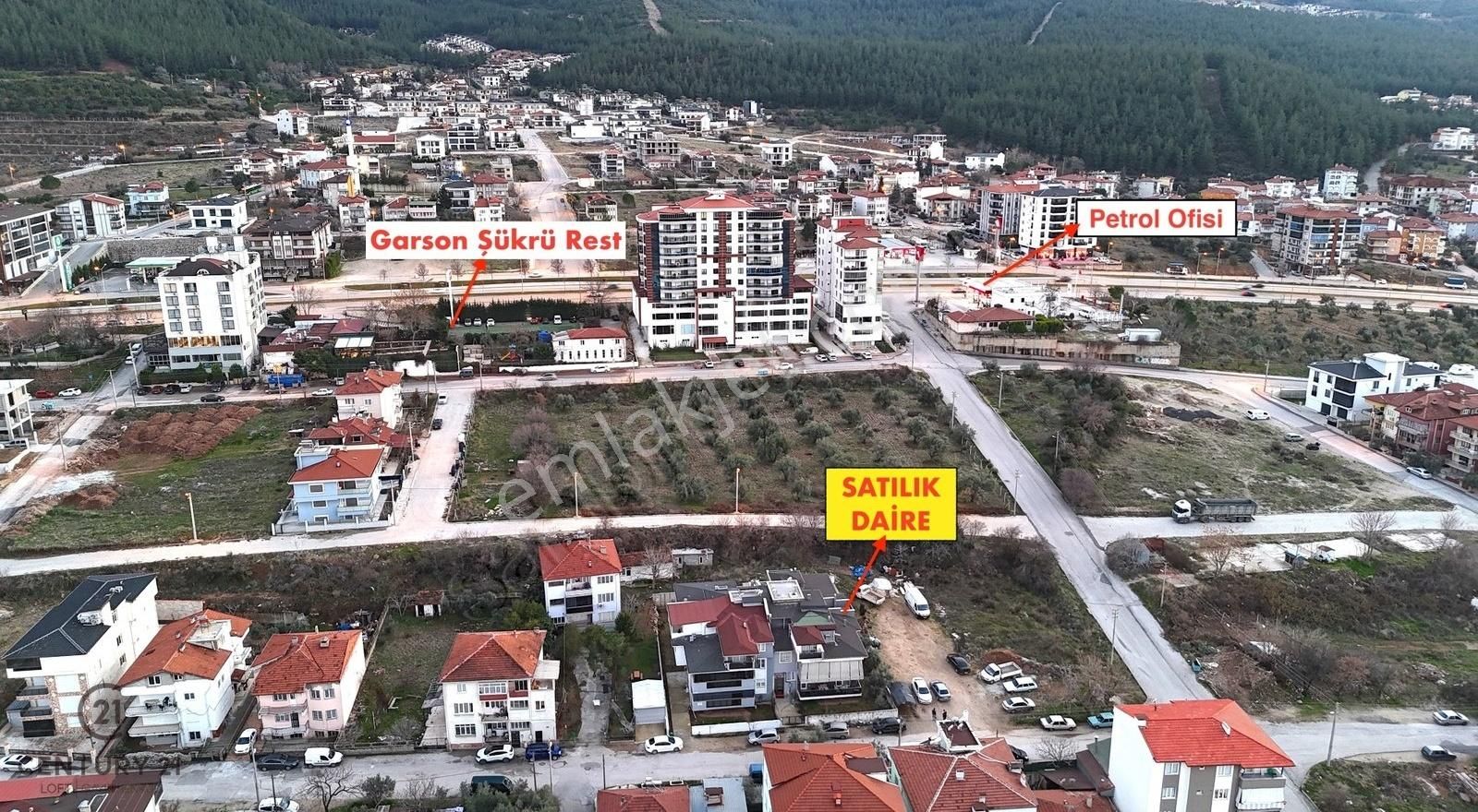 Pamukkale Gökpınar Satılık Daire Denizli Bağbaşı'nda Ayrı Mutfak 2+1 Çatı Dubleks Satılık Daire