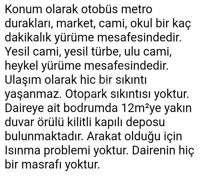 Yıldırım Davutdede Satılık Daire Bursa Yıldırım Meydancık Davut Dede (52)