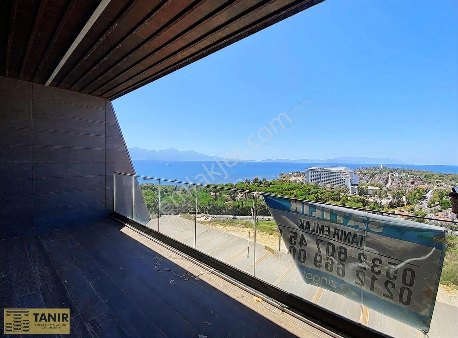 Kuşadası Değirmendere Kiralık Daire Kuşadası Vista Marin Sitesi Ön Cephe Deniz Manzaralı Kiralık 3+1