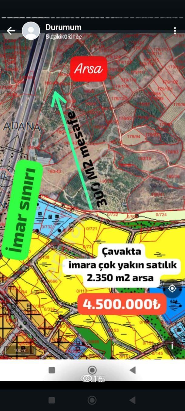 Yenişehir Akkent Satılık Tarla Çavak Ta Satılık Arsa