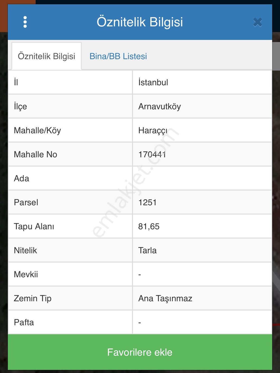 Arnavutköy Haraççı’da 20m2 Satılık Tarla - Görsel 4