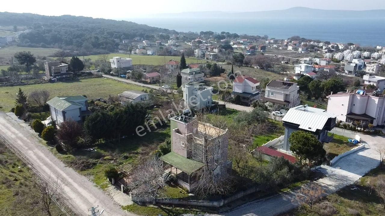 Çanakkale Merkez Yapıldak Köyü (Saltık) Satılık Müstakil Ev Çanakkale Merkez Saltık'ta Boğaz Manzaralı Bahçeli Müstakil 4+1