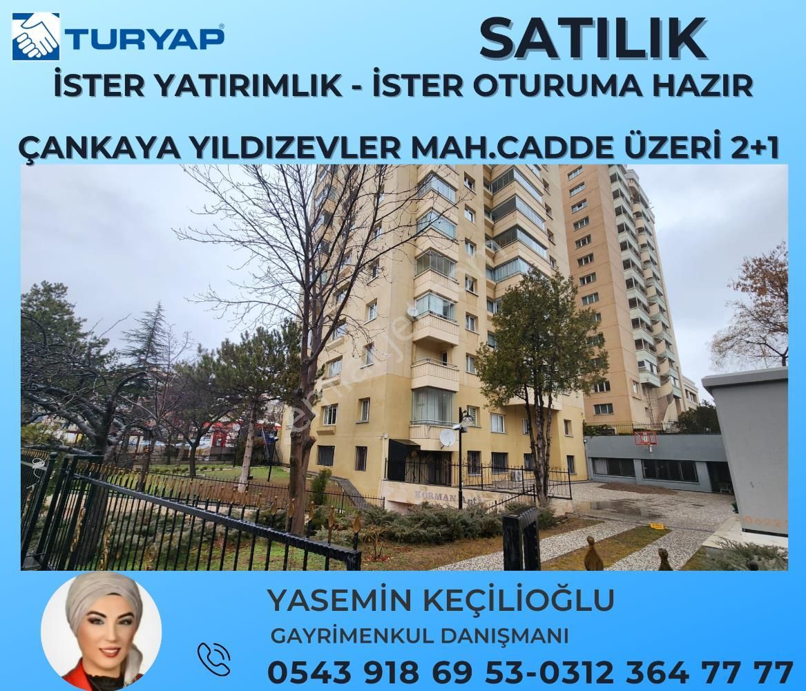 Çankaya Yıldızevler Satılık Daire Turyaptan Çankaya Yıldızevler Mah.merkezi Konumda 2+1 Satılık