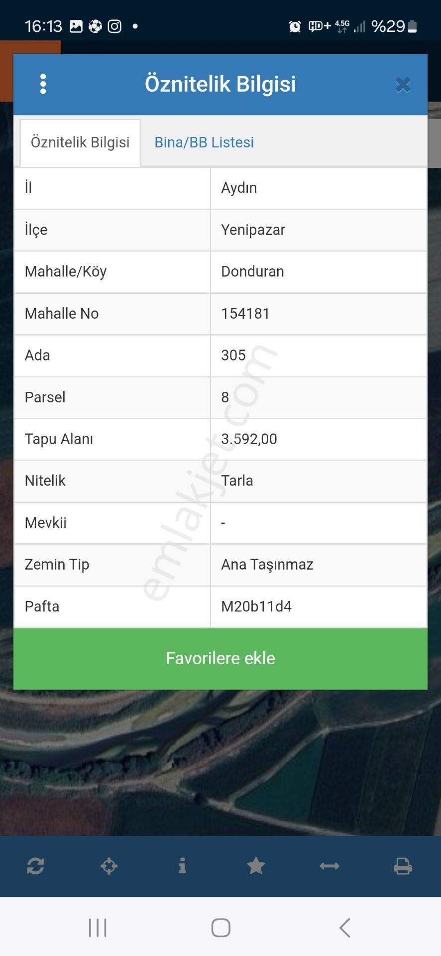 Aydın Nazilli Yöntem Emlaktan Yenipazar Donduran Mahallesinde Satılık Tarla - Görsel 2