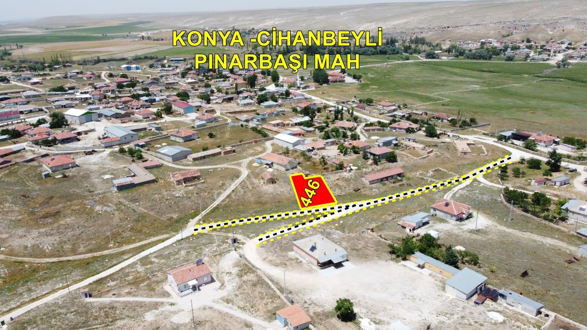 Cihanbeyli Pınarbaşı Satılık Konut İmarlı Cihanbeyli Pınarbaşı'nda 446 M2 Müstakil Tapulu İmarlı Arsa