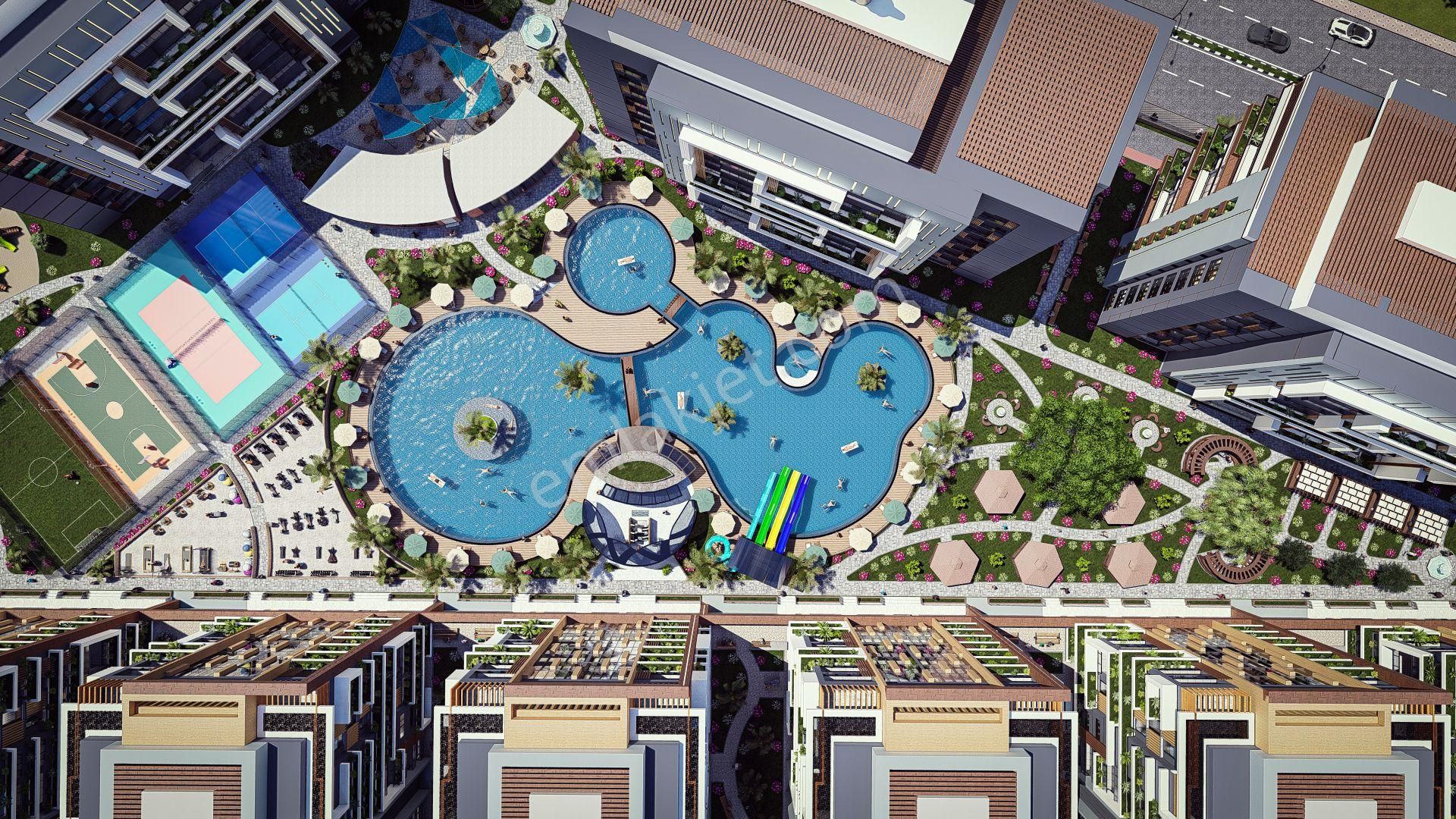 Royal Emlaktan Erdemli Tömük Mah Lüx Tatil Köyünden Satılık 1+1 Sıfır Daire - Görsel 31