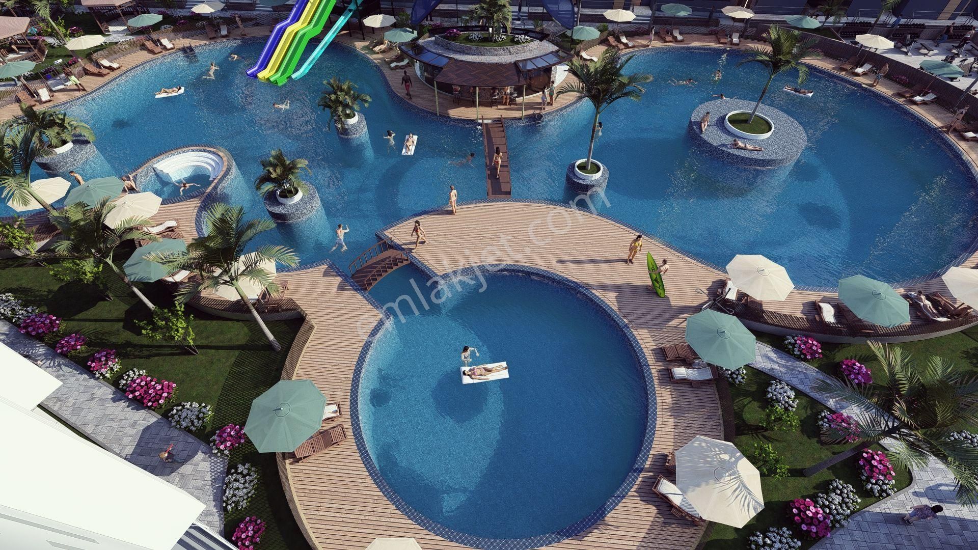 Royal Emlaktan Erdemli Tömük Mah Lüx Tatil Köyünden Satılık 1+1 Sıfır Daire - Görsel 33