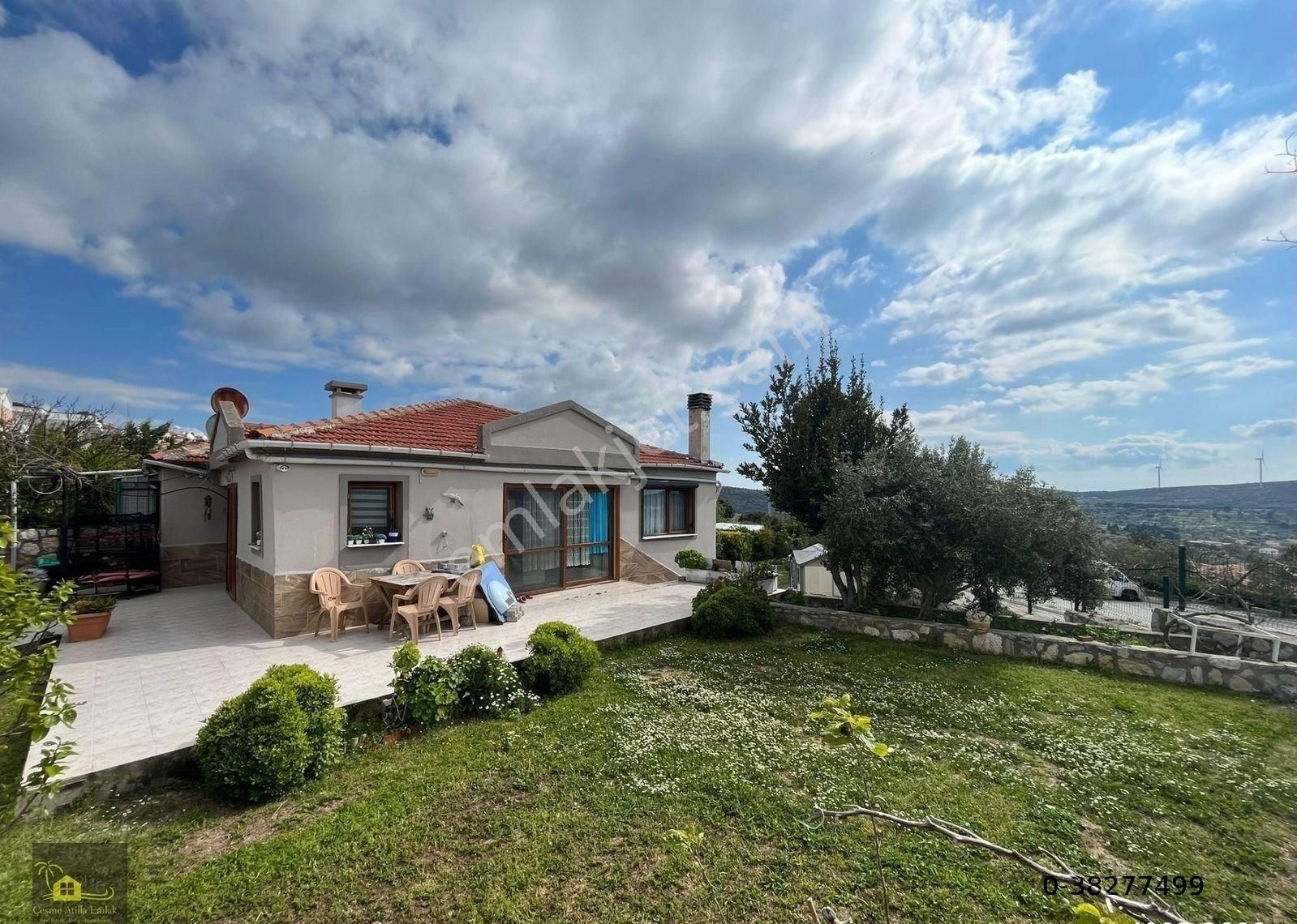 Çeşme Fahrettinpaşa Satılık Villa Çeşme Merkezde Deniz Manzaralı Satılık 3+2 Villa