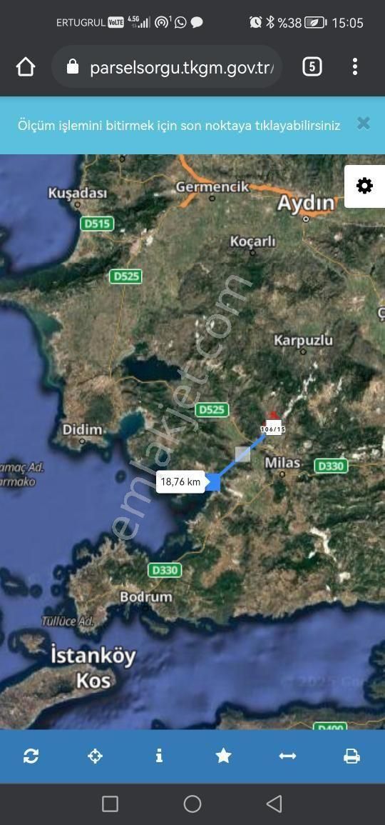 Milas Epce 5 Dönüm Tarla - Görsel 6