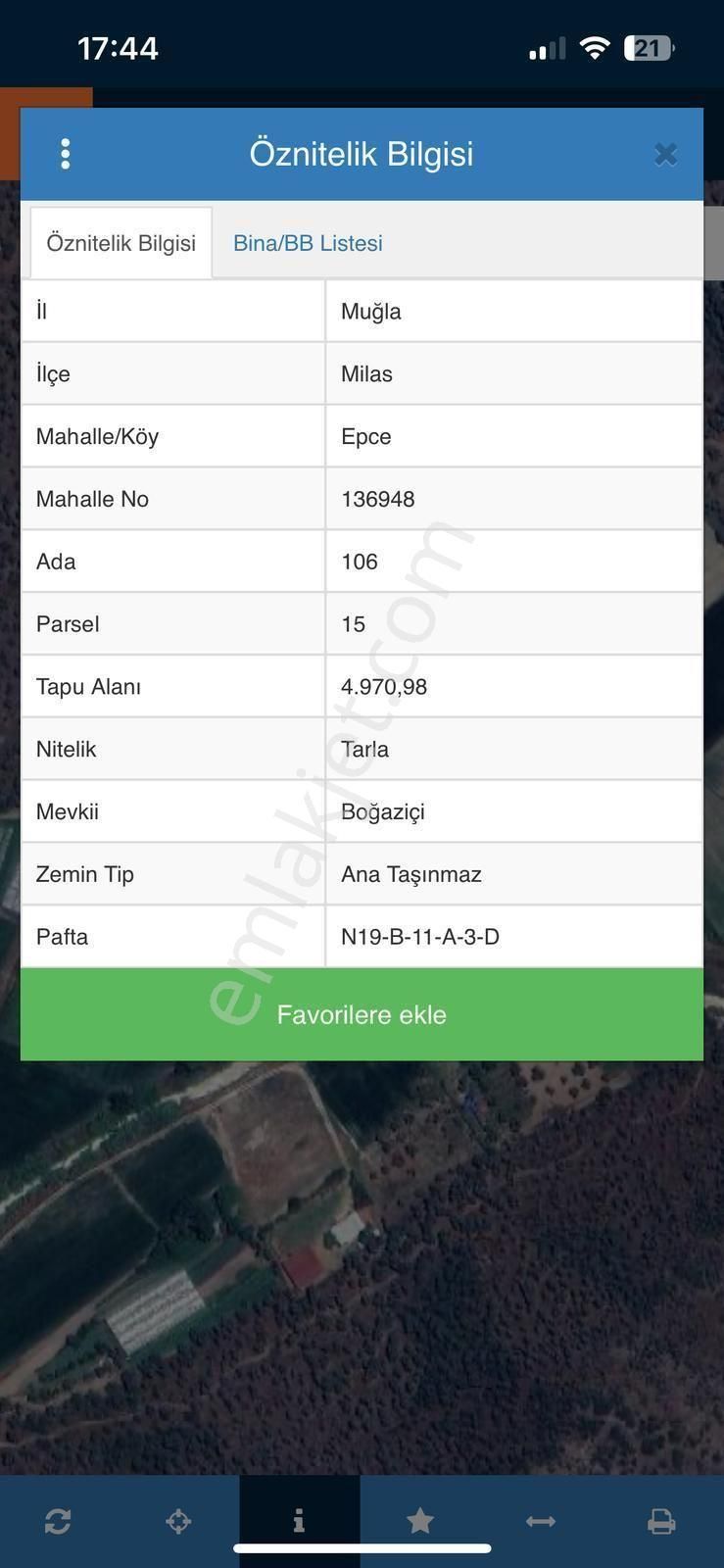 Milas Epce 5 Dönüm Tarla - Görsel 3