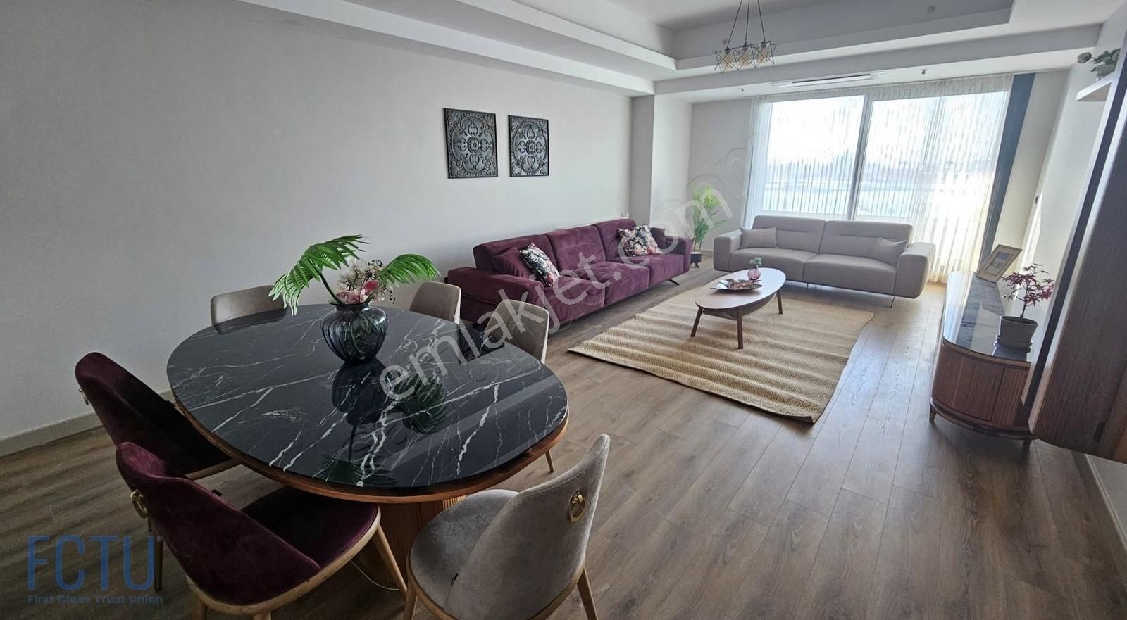 Bayraklı Adalet Kiralık Daire İzka Line 'da Kiralık Mobilyalı 3+1 Daire