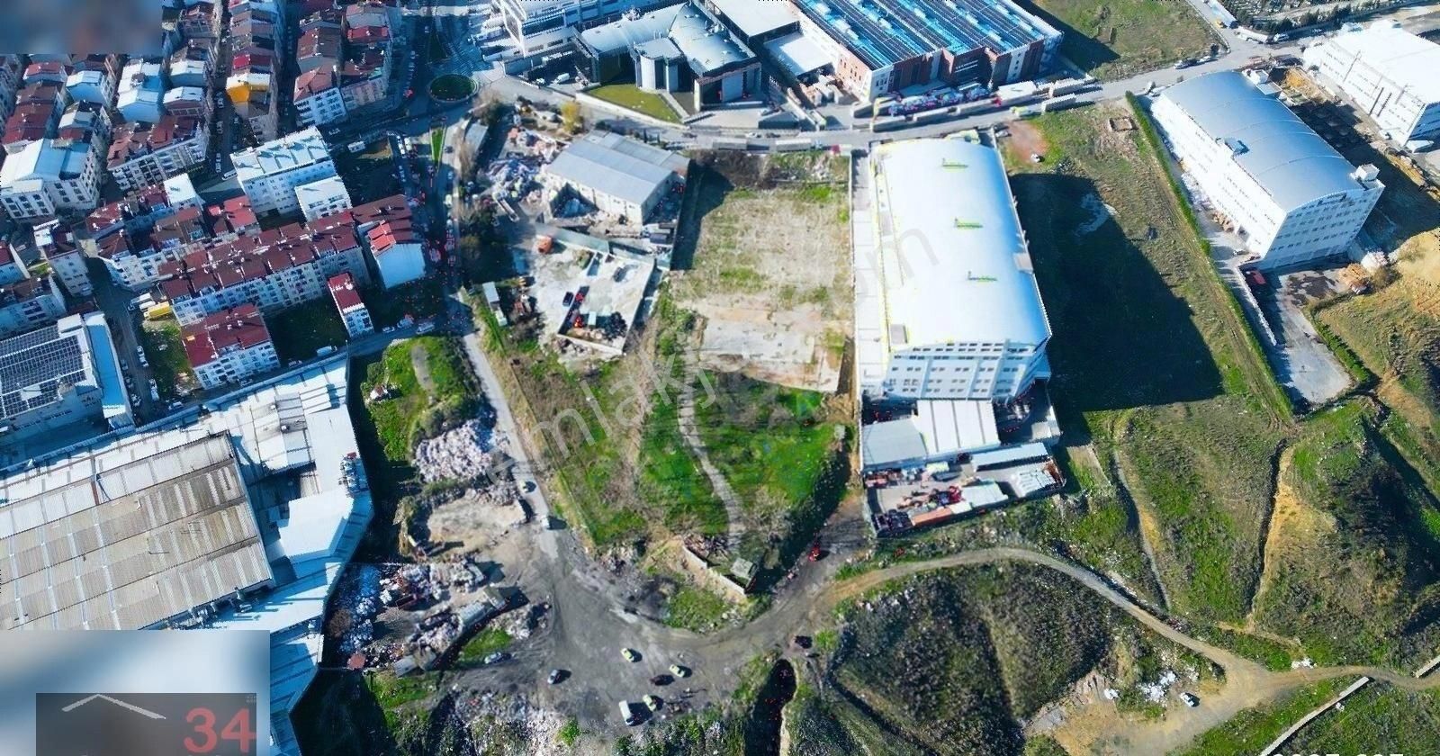 Esenyurt Kıraç 'ta Sanayi İmarlı Önü Arkası Yol, 9771 M² Arsa - Görsel 6