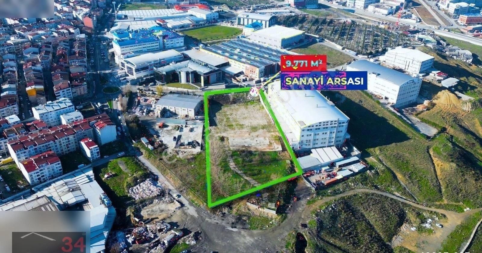 Esenyurt Selahaddin Eyyubi Satılık Sanayi İmarlı Esenyurt Kıraç 'ta Sanayi İmarlı Önü Arkası Yol, 9771 M² Arsa