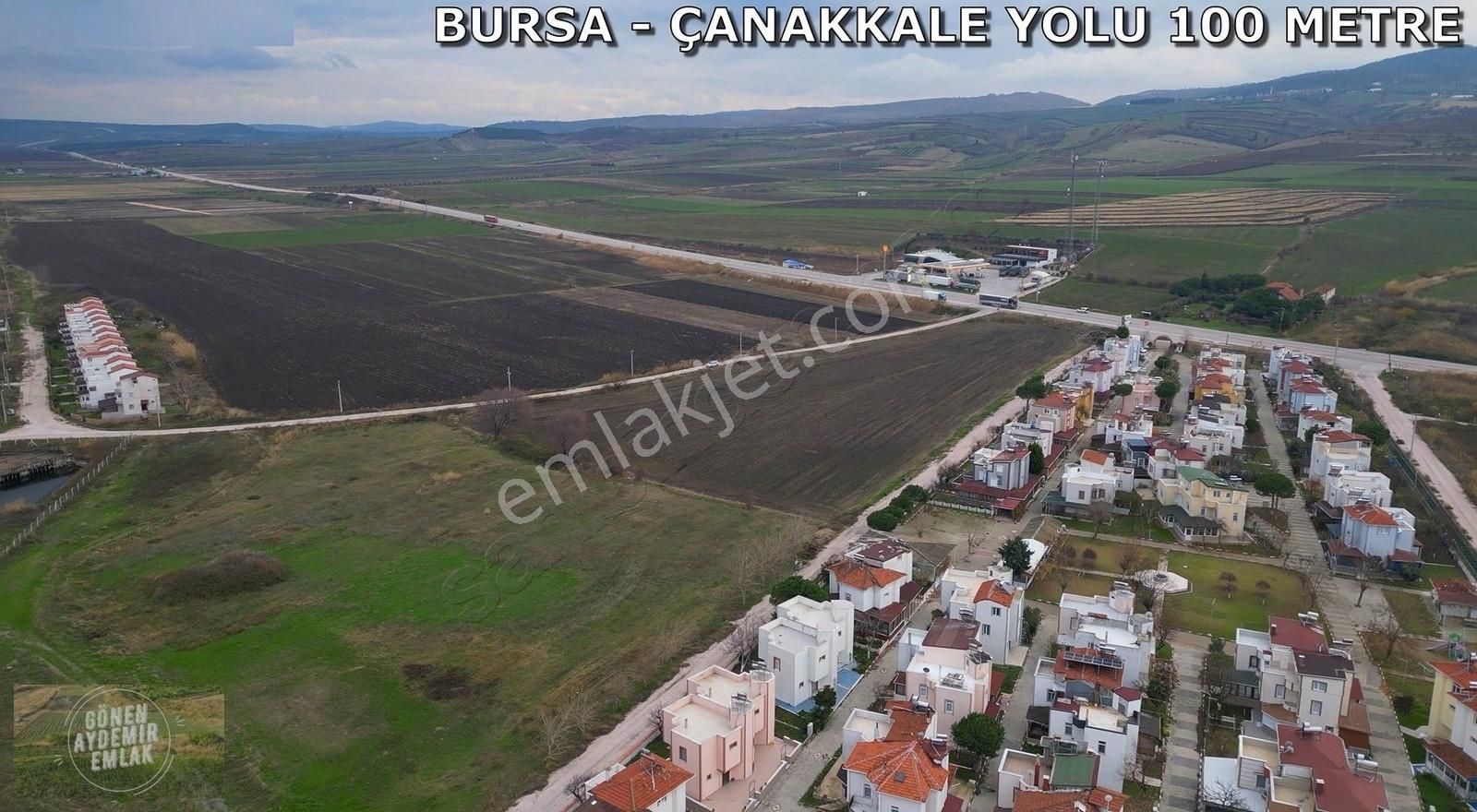 Gönen Kınalar Satılık Villa İmarlı Denize Yürüme Mesafesinde %40 İmarlı 430m² Villa Arsası