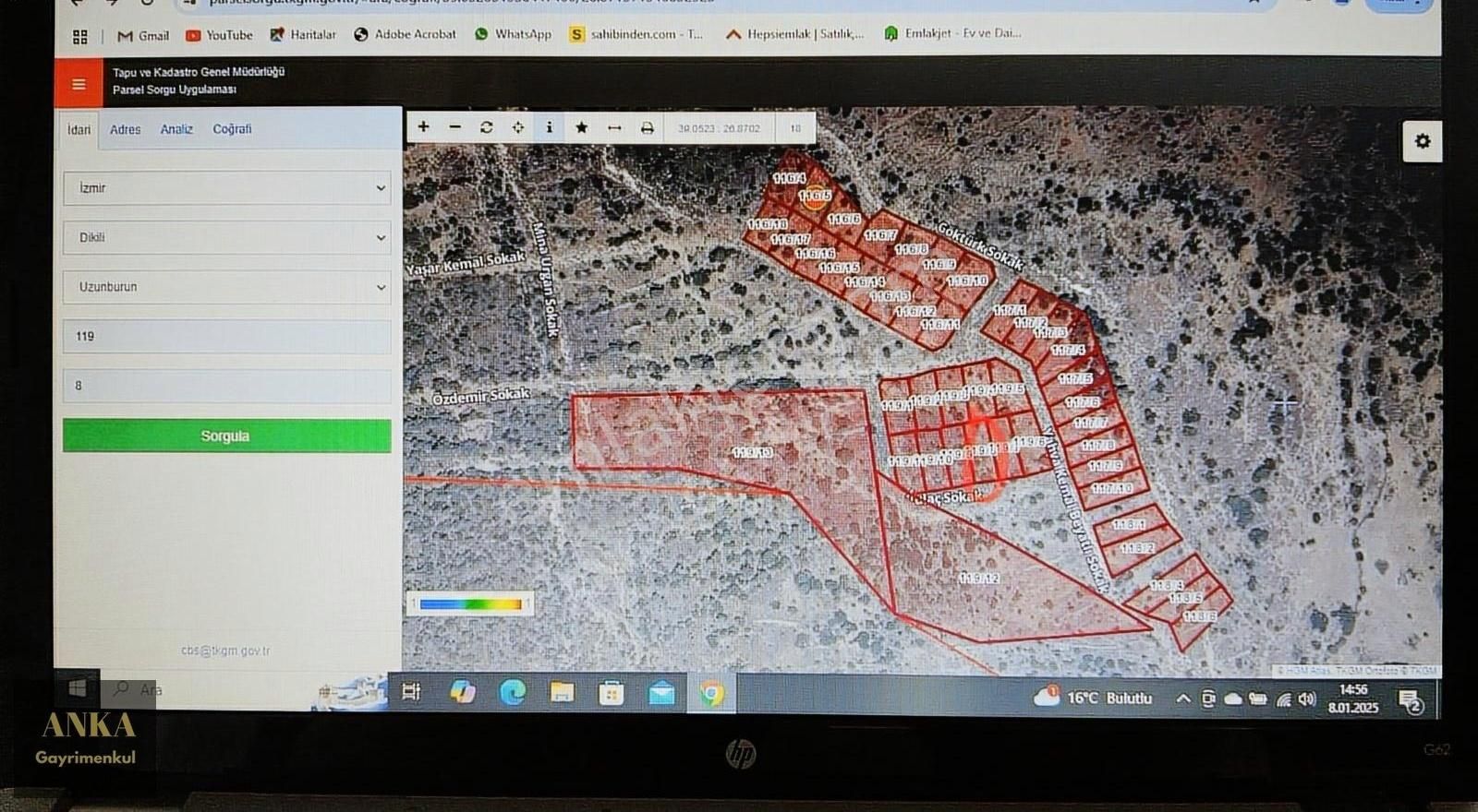 Anka Gayrimenkul Den Dikili /uzunburun Da Yatırımlık Arsa - Görsel 2