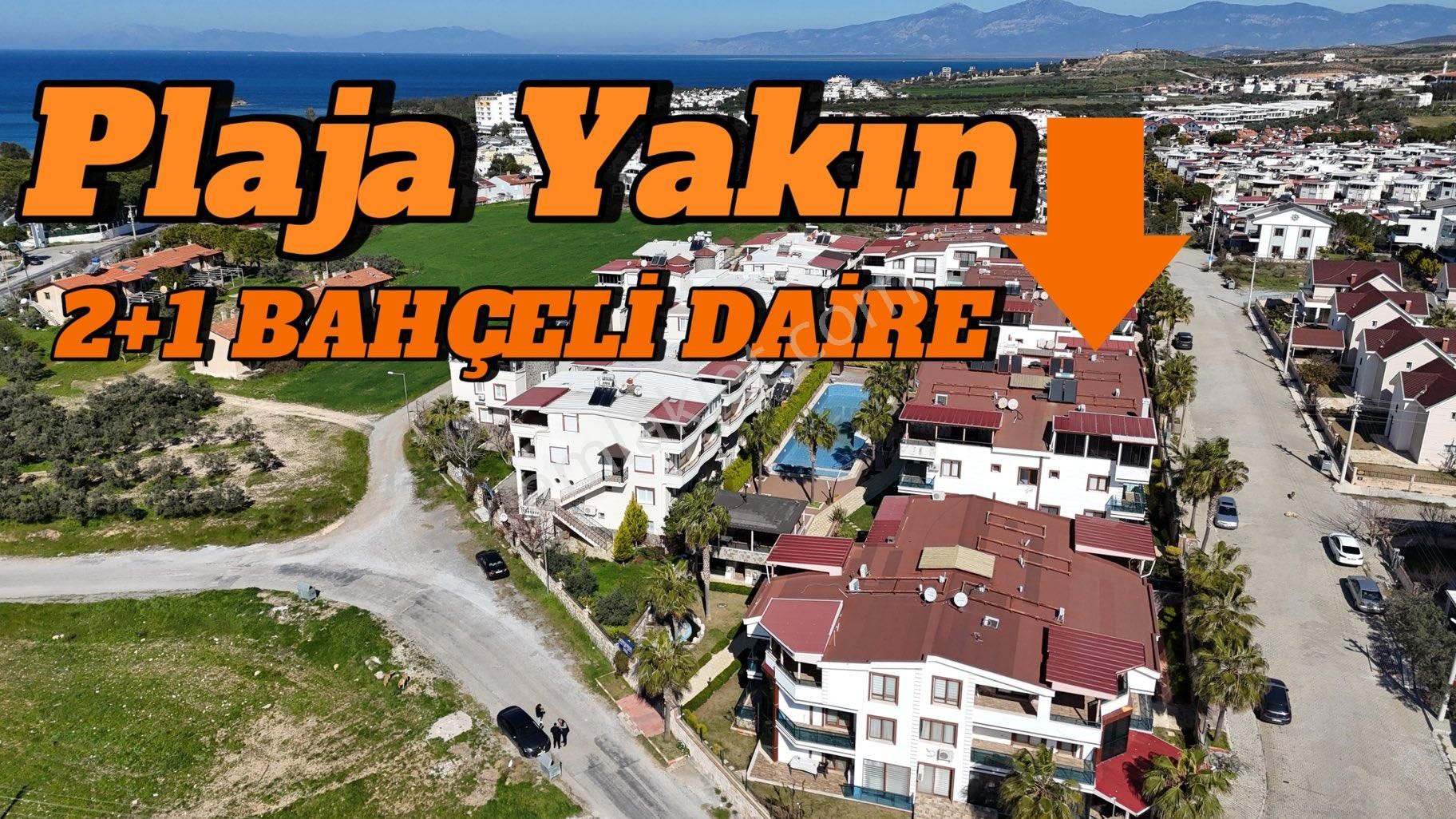 Didim Mersindere Satılık Daire Didim Mavişehir’de Site İçerisinde Bahçeli Giriş Kat 2+1 Eşyalı Daire