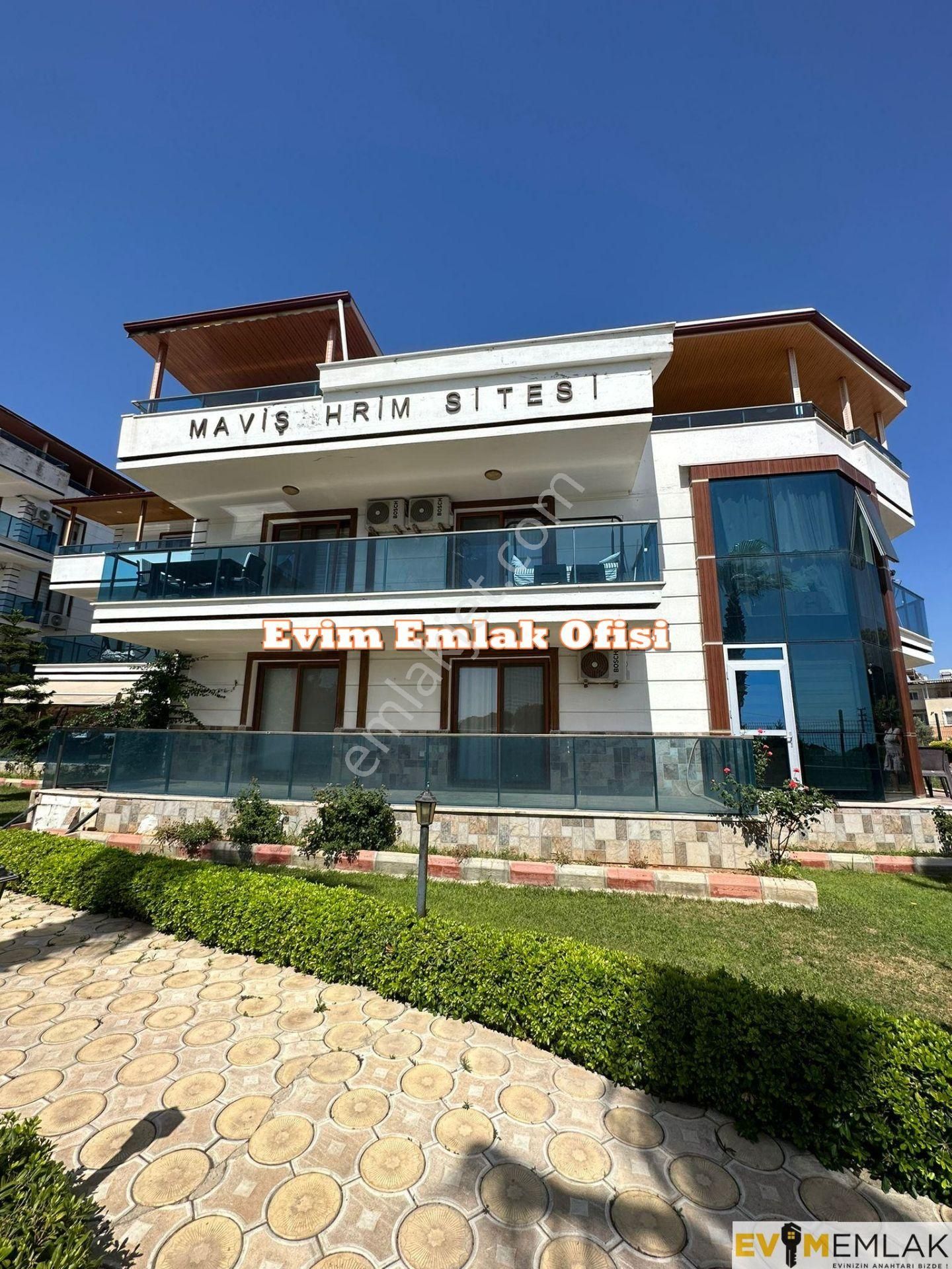 Didim Mersindere Satılık Daire Didim Mavişehir’de Site İçerisinde Bahçeli Giriş Kat 2+1 Eşyalı Daire