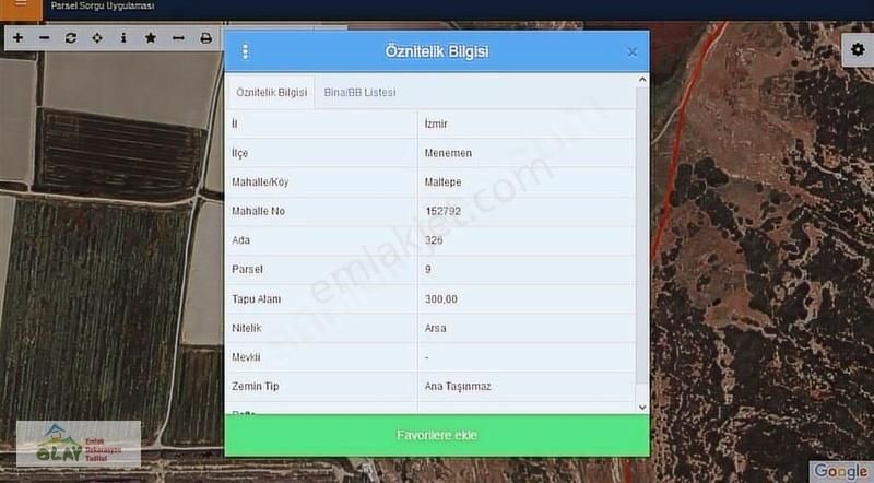 Olay'dan Maltepe Sit Alanda Deniz Manzaralı Arsa 804.000 Tl - Görsel 3