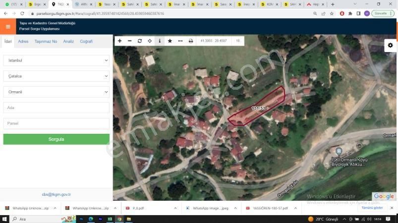 İstanbul Çatalca Ormanlı Satılık 241 M2 Arsa Tarla - Görsel 12